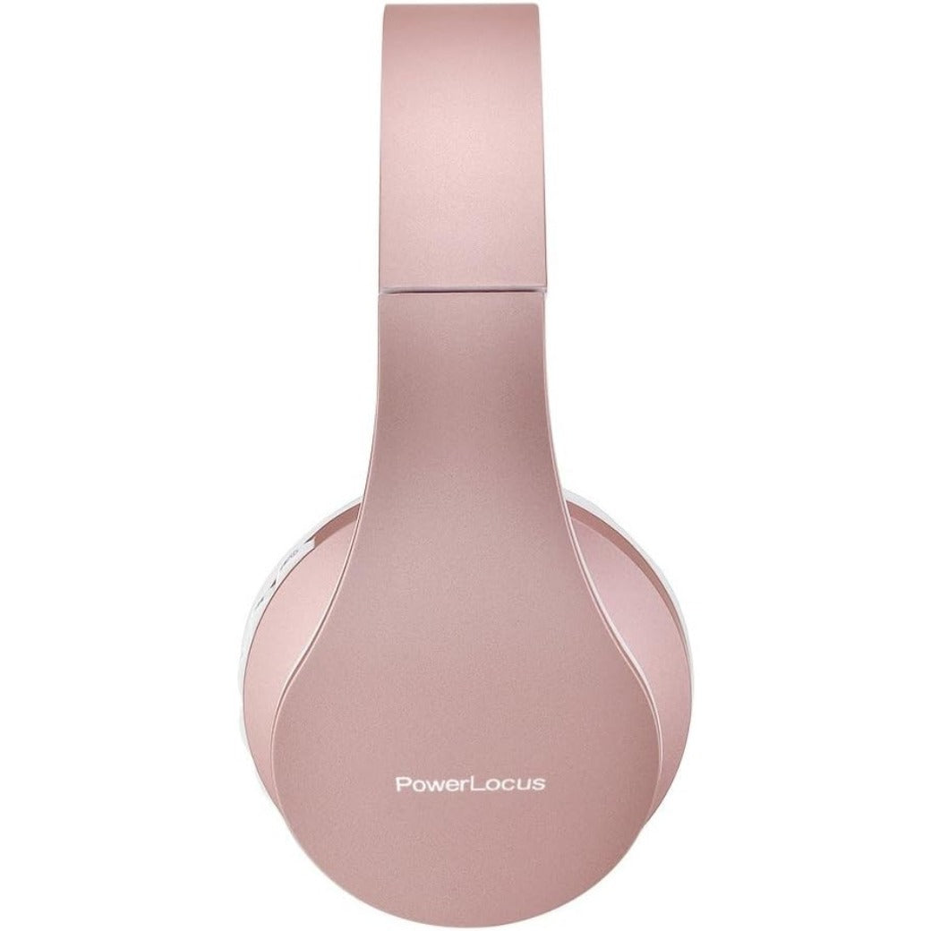 PowerLocus Wireless Bluetooth Over-Ear Stereo Foldable Headphones, Wired Headsets Noise Cancelling with Built-in Microphone for iPhone