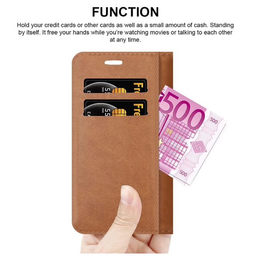 Samsung Galaxy A14 5G / A14 4G Case Leather Wallet Book Flip Folio Stand View Cover with Card Slots and Kickstand for Samsung Galaxy A14 Phone Cover (Black)