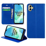 Technology For Samsung Galaxy A06 Case Flip Folio Leather Wallet with Card Holder Book Stand Phone Cover For Samsung Galaxy A06 (BLUE)