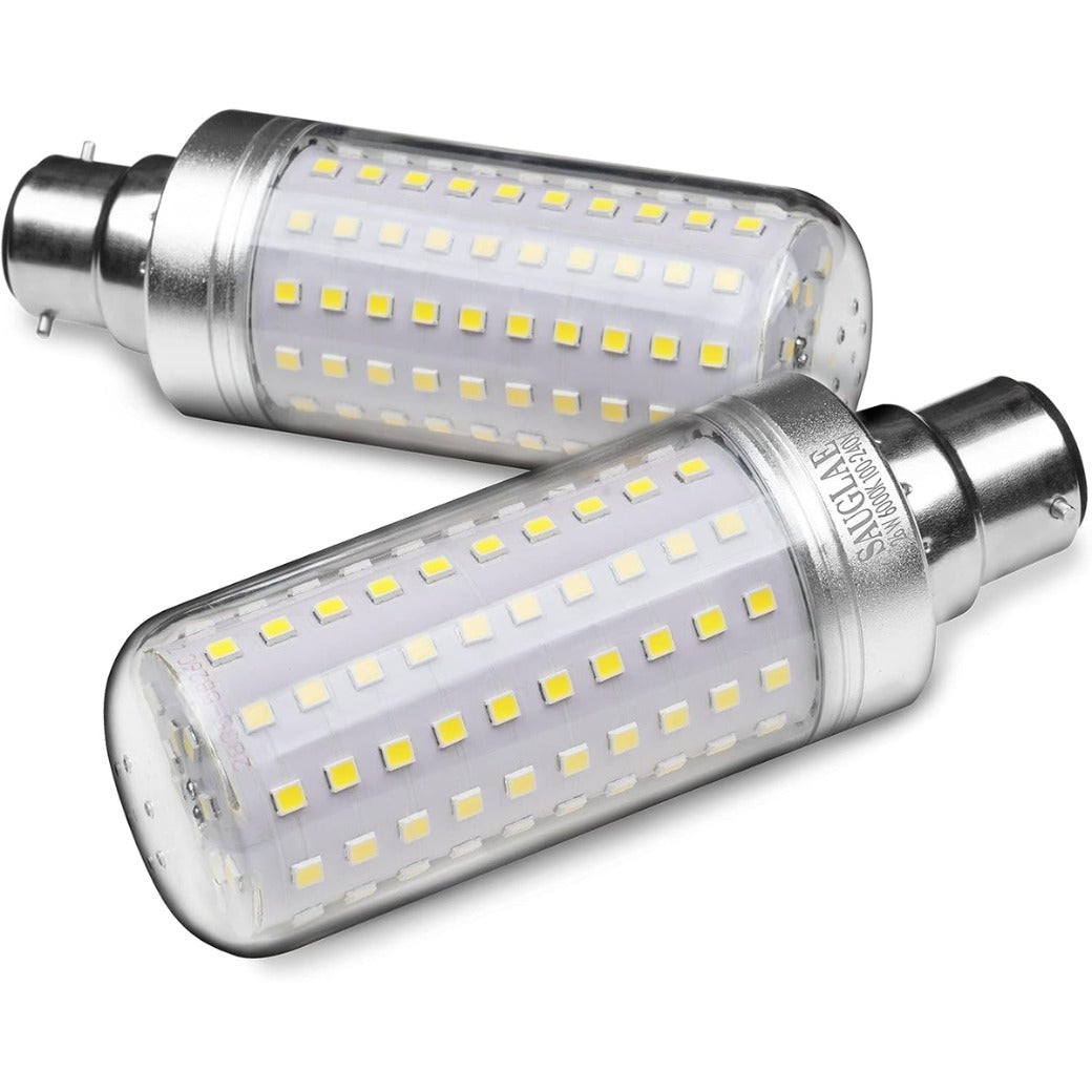 26W LED Light Bulbs, 200W Incandescent Bulbs Equivalent, B22d Bayonet Cap, 3000Lm, 6000K Daylight White, Pack of 3