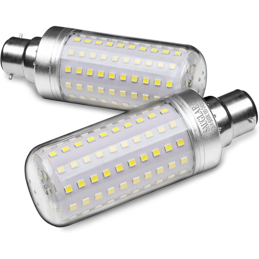 26W LED Light Bulbs, 200W Incandescent Bulbs Equivalent, B22d Bayonet Cap, 3000Lm, 6000K Daylight White, Pack of 3