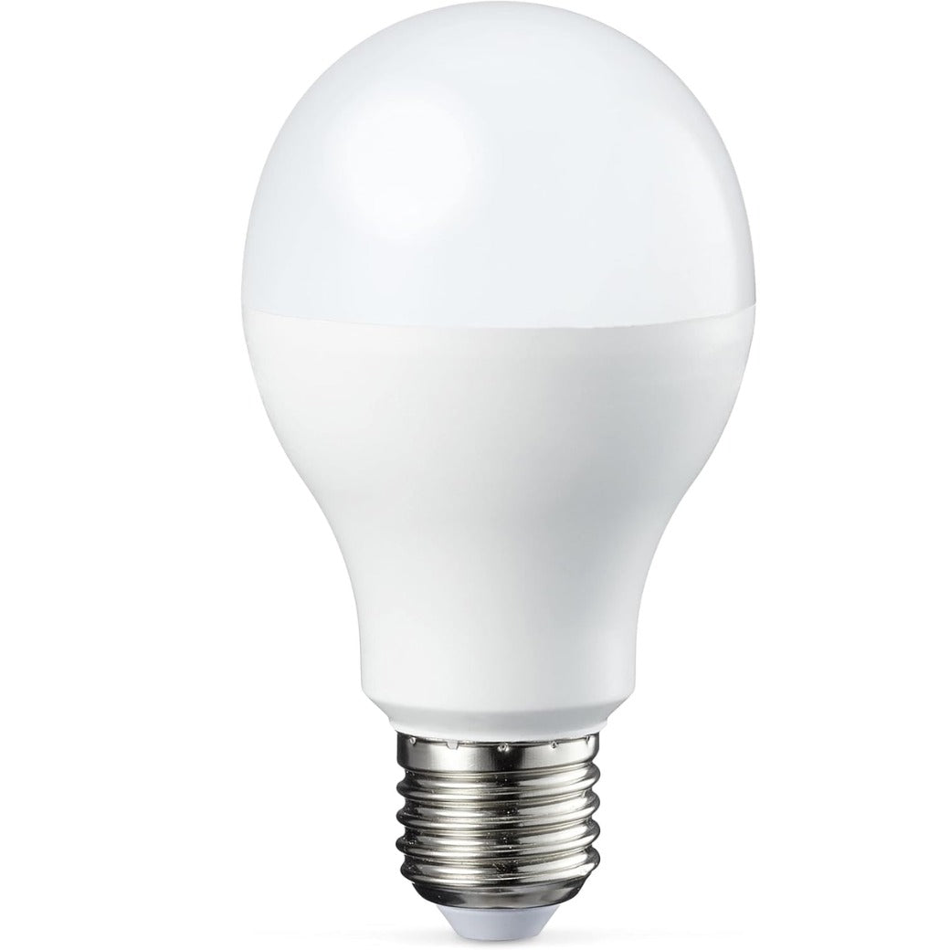 LED E27 Edison Screw Bulb, 10.5W (Equivalent to 75W), CRI80, Warm White, Dimmable - Pack of 2