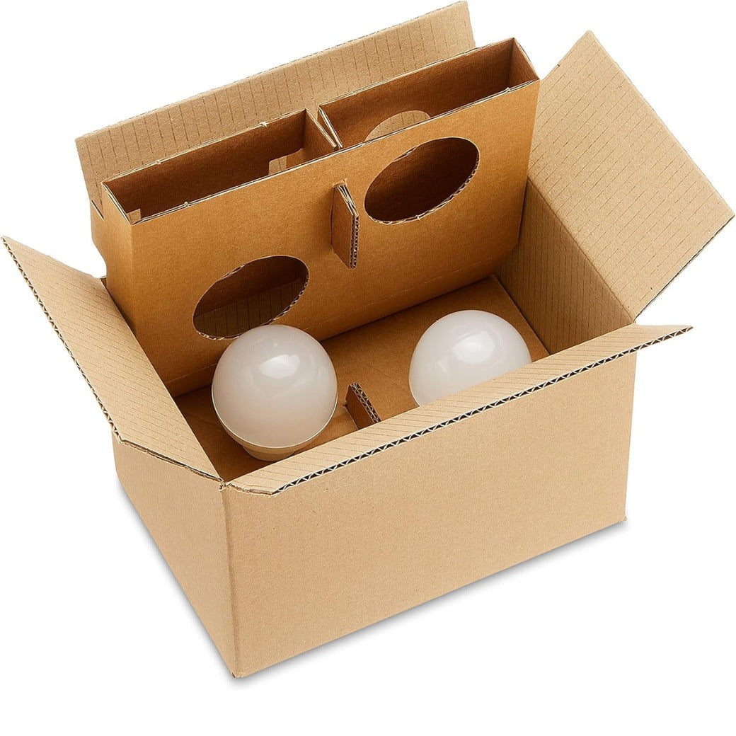 LED E27 Edison Screw Bulb, 10.5W (Equivalent to 75W), CRI80, Warm White, Dimmable - Pack of 2