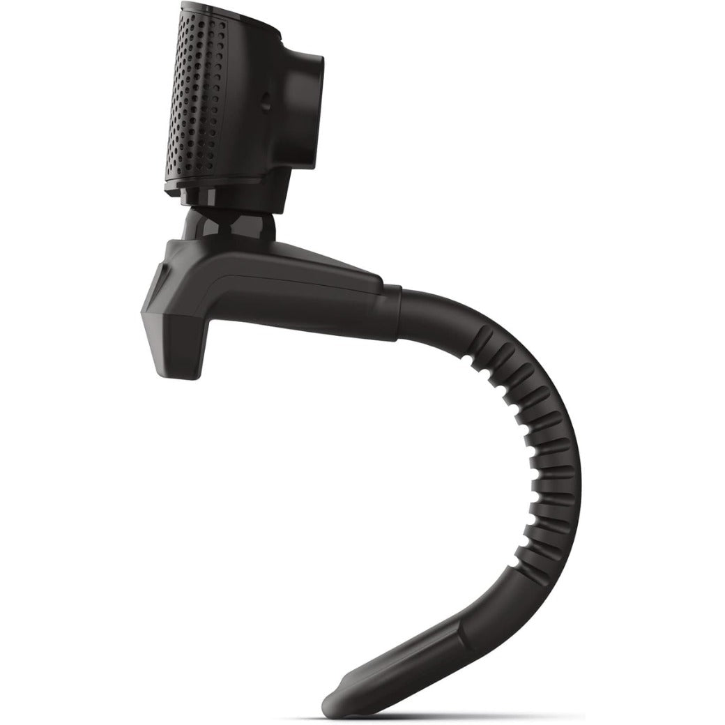 Trust Trino HD Webcam with Microphone, 1280x720, 30 FPS, Universal Stand, USB, Web Camera with Photo Button for Streaming, Video Calling, Skype, Teams, Zoom, PC, Computer, Laptop, Mac - Black