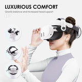 BOBOVR M3 Pro Head Strap Compatible With Meta Quest 3S,Magnetic Power Bank 5200mAh Battery Pack Head Strap Replacement Halo Strap Compatible With Oculus Quest 3 VR Accessories