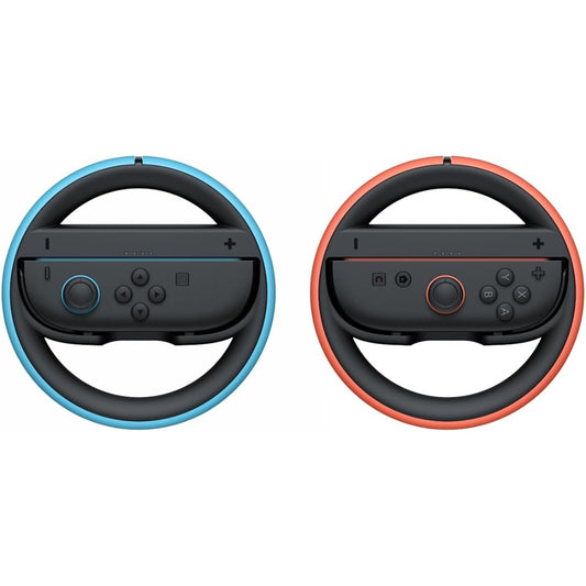 Nintendo Switch 2 Joy-Con Racing Wheel Pair – Steering Wheel Attachments for Controllers