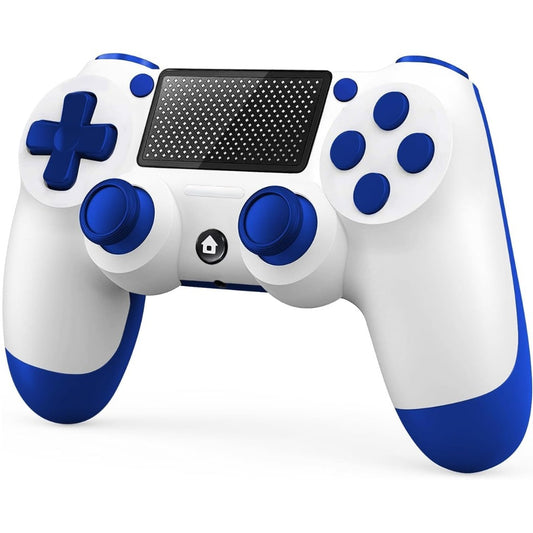 Wireless Controller for PS4, Joystick Controller for PS4/Slim/Pro/PC, with Audio Jack, Vibration, Six-Axis Motion Control, Touchpad