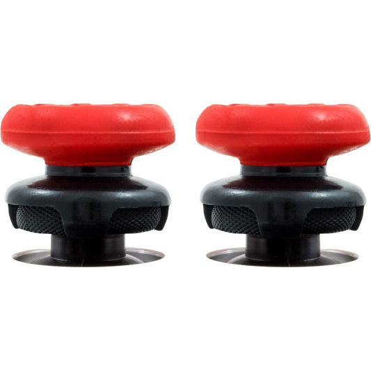 Click to see full view KontrolFreek FPS Freek Inferno for Playstation 4 (PS4) and PlayStation 5 (PS5) | Performance Thumbsticks | 2 High-Rise Concave | Red