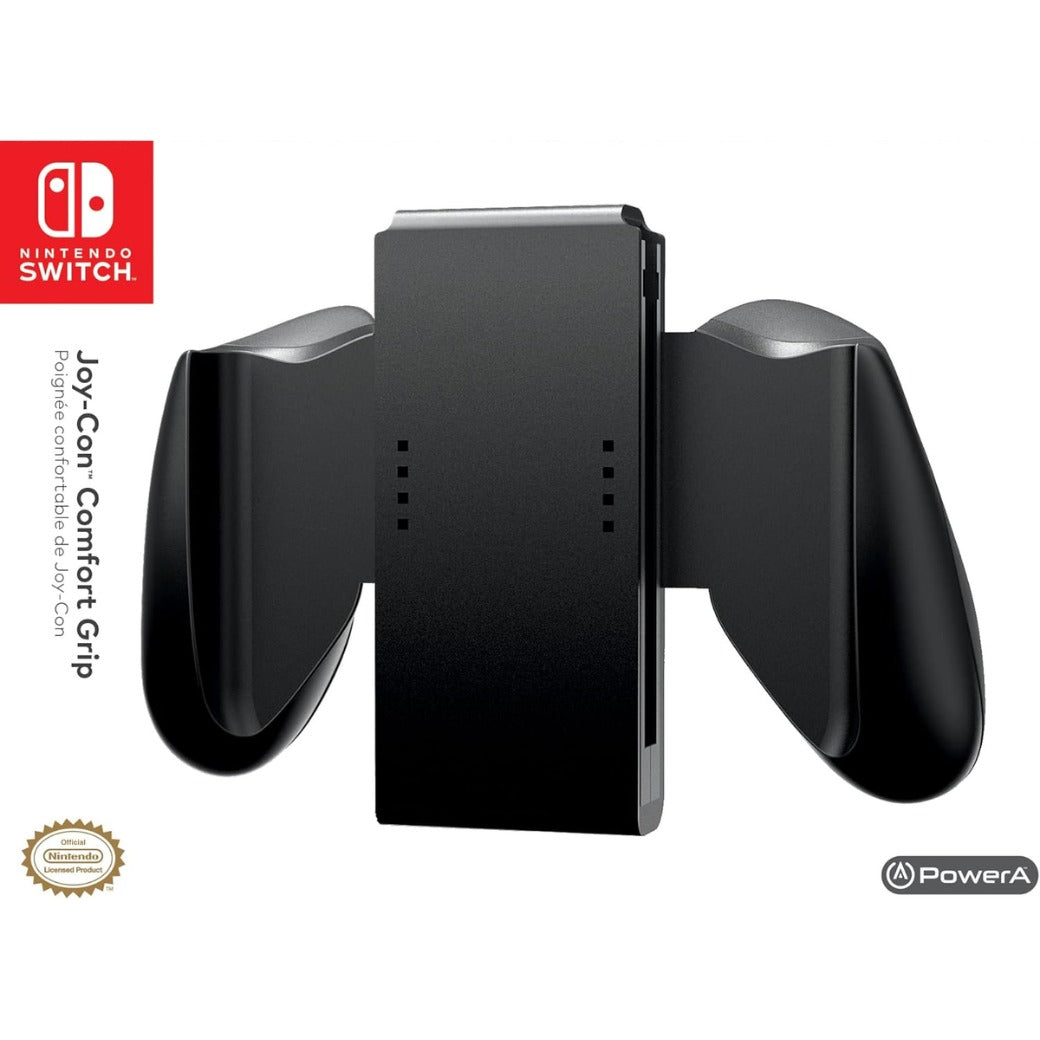 PowerA Joy-Con Comfort Grip for Nintendo Switch-OLED Model, Nintendo Switch And Nintendo Switch Lite - Black, Game Controller, Gamepad, Nintendo Switch Lite