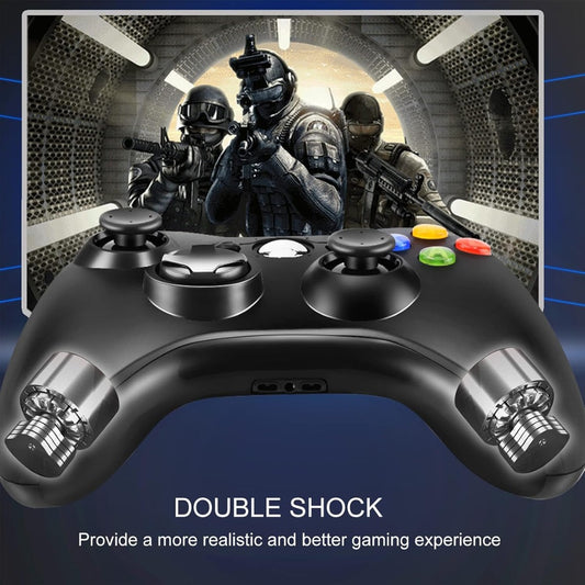 Xbox 360 Wired Controller, PC Controller Joystick Gamepad for Xbox 360 & Windows Vista /7/8/10/XP with USB Cable, Plug & Play Ergonomic Design PC Gaming Pad for Retro Games