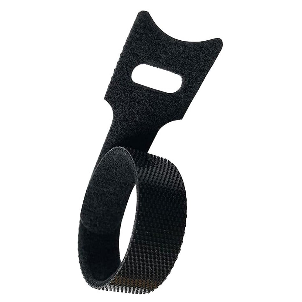 Cable Tie Reusable Black 50 Pack Straps Adjustable Releasable Extension Hook and Loop Tidy Wraps for Headphones HDMI Ethernet Printers Laptops USB Data Cables