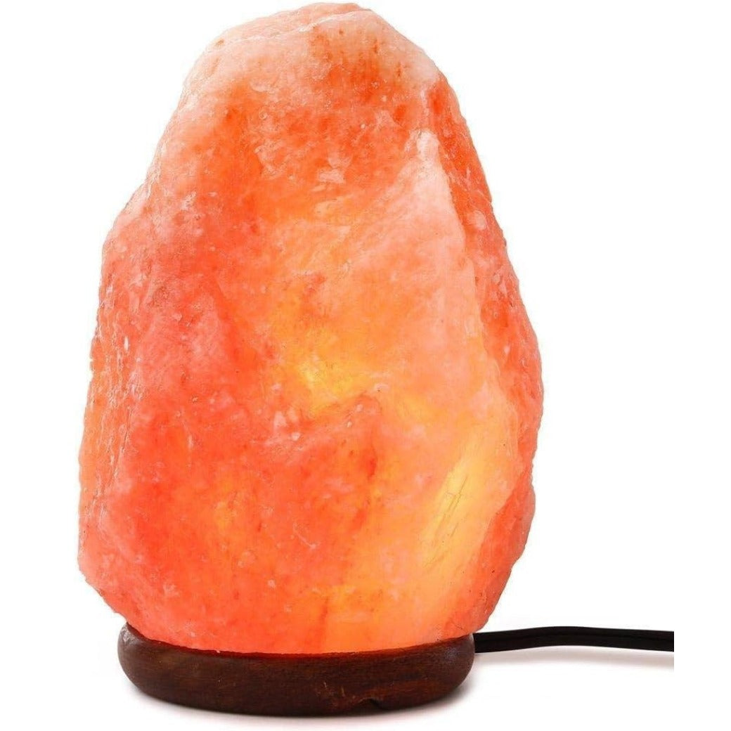 Needs&Gifts 2-3 KG Prime Quality 100% Original Himalayan Crystal Rock Salt Lamp Natural from Foothills of The Himalayas Beautifully Hand Craft Comes with Complete Electric Fitting Guaranteed