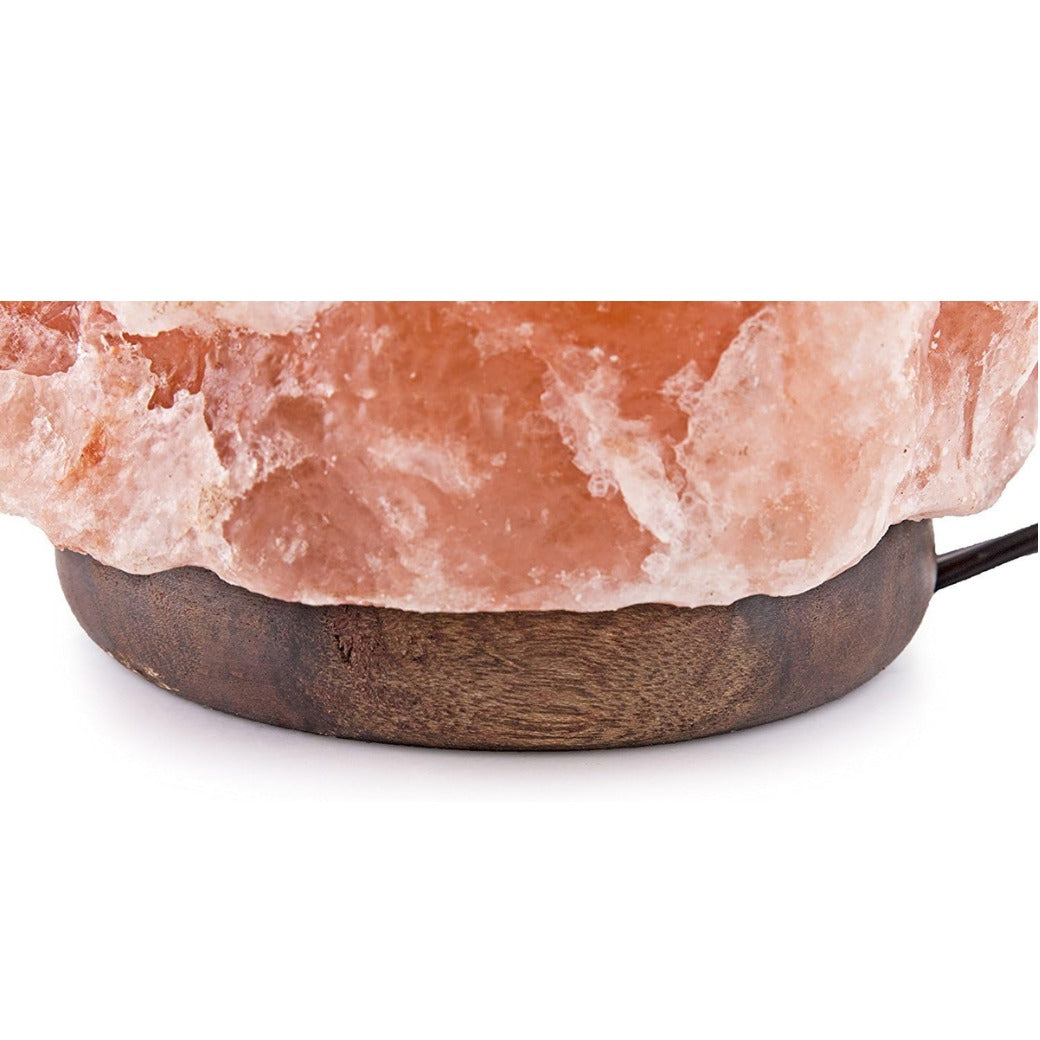 Needs&Gifts 2-3 KG Prime Quality 100% Original Himalayan Crystal Rock Salt Lamp Natural from Foothills of The Himalayas Beautifully Hand Craft Comes with Complete Electric Fitting Guaranteed