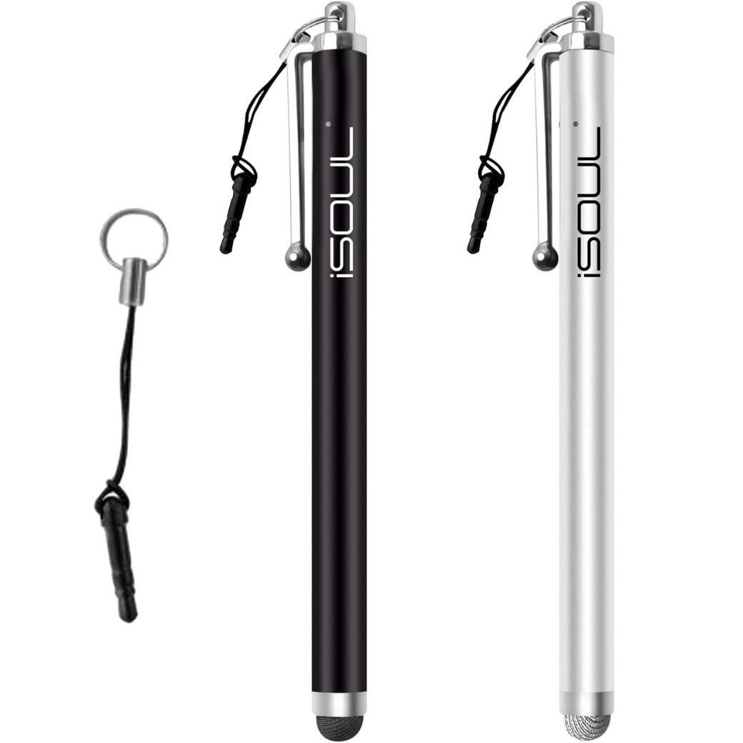 iSOUL Stylus Touch Pen, Styli Capacitive Touchscreen Pen Aluminum Stylus For Smartphones, iPhone, iPad Mini, Galaxy, Note, Tab, Nexus, Nokia, Blackberry, OnePlus, & Tablets (Mix)
