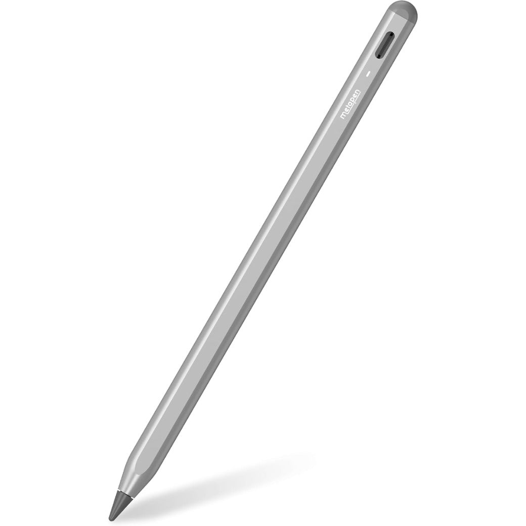Metapen Pencil A8 for iPad 2018-2025, (2X Faster Charge), Pixel Precision, Tilt Sensitive Stylus Pen Compatible Apple iPad 11/10/9/8/7/6th Gen, Pro 12.9/11/13 Inch M4, Air 3/4/5/M2/M3, Mini5/6, Grey