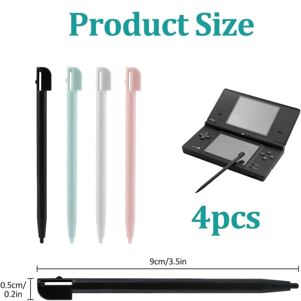 4PCS Stylus Pens for Nintendo NDS DS Lite DSL NDSL, Pen Tip Console Plastic Replacement Accessories Stylus Pen for Touchscreen – Touch Pens (4 Colours)