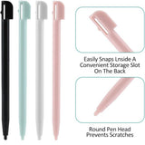 4PCS Stylus Pens for Nintendo NDS DS Lite DSL NDSL, Pen Tip Console Plastic Replacement Accessories Stylus Pen for Touchscreen – Touch Pens (4 Colours)
