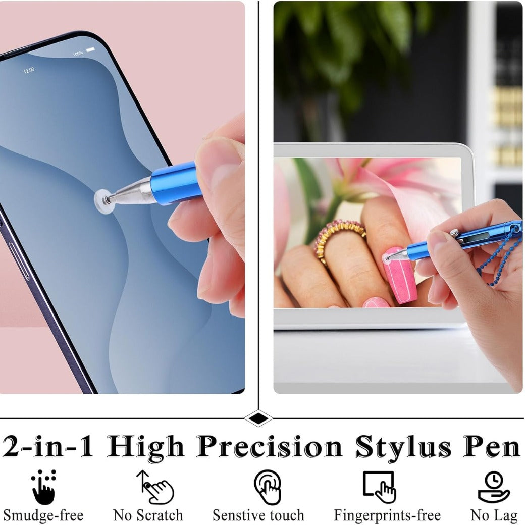 Mabor 5Pcs Touch Screen Pen Mini Tablet Stylus Pens with Keychain Portable Precision Capacitive Stylus Pen for Android Mobile Phones Laptop Accessories Touchscreen