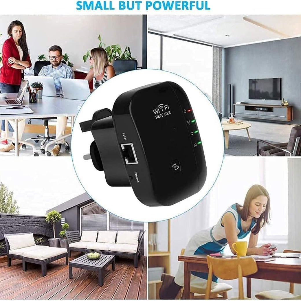 2025 Newest WiFi Extender, WiFi Booster, WiFi Repeater, Covers Up to 3000 Sq.ft and 45 Devices, Internet Booster - with Ethernet Port, Quick Setup, Home Wireless Signal Booster (Black2025, S)
