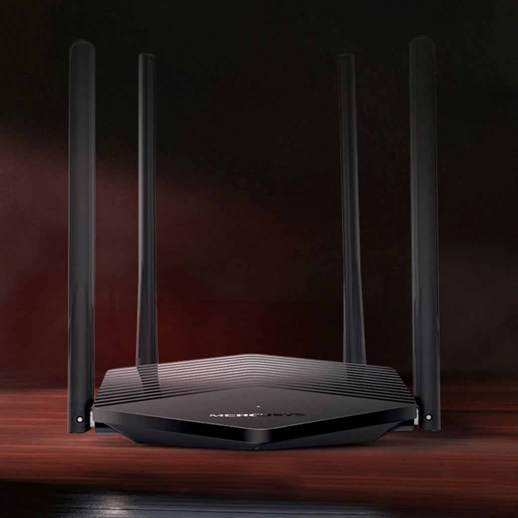 MERCUSYS MR60X Router WiFi 6 AX1500Mbps, Gigabit Ethernet Ports, TP-Link WiFi Router, Overall Security Protection, Easy Setup, Internet Booster, Power Saving, App Control