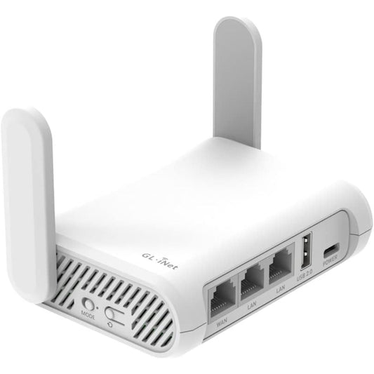 GL.iNet GL-SFT1200 (Opal) Portable Wifi Router for Travel, Wireless Access Point, Pocket Wifi 5 Abroad, Secure Vpn Router, Mobile Wireless Routers for Modem, Mini Routers for Hotel, Plane, Openwrt