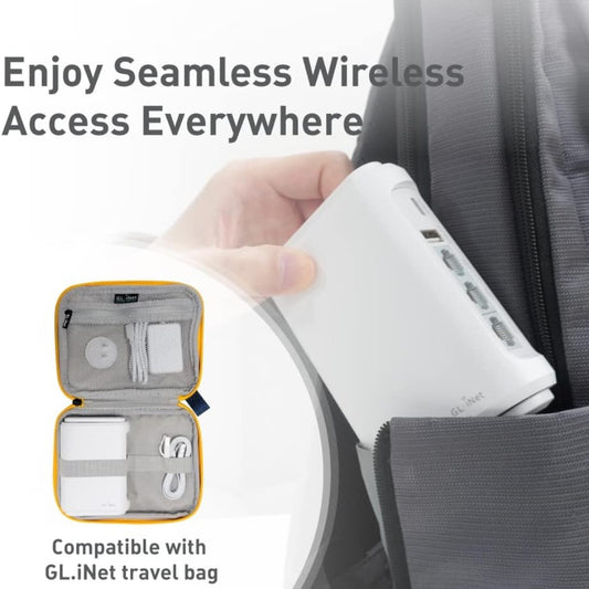 GL.iNet GL-SFT1200 (Opal) Portable Wifi Router for Travel, Wireless Access Point, Pocket Wifi 5 Abroad, Secure Vpn Router, Mobile Wireless Routers for Modem, Mini Routers for Hotel, Plane, Openwrt