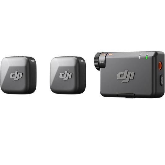 DJI Mic Mini (2 TX + 1 RX), Detail-Rich Audio, Wireless Lavalier Microphone for Camera/Android, 2-Person Vlog, Team Production