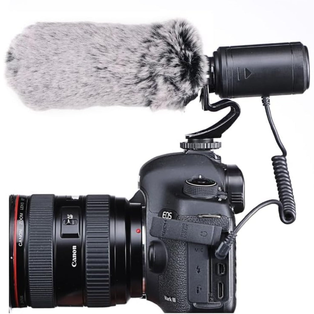 Nicama Cardioid Condenser Interview Vlog Microphone for DSLR Camera Nikon Canon Sony Mirrorless Camera DV Camcorder