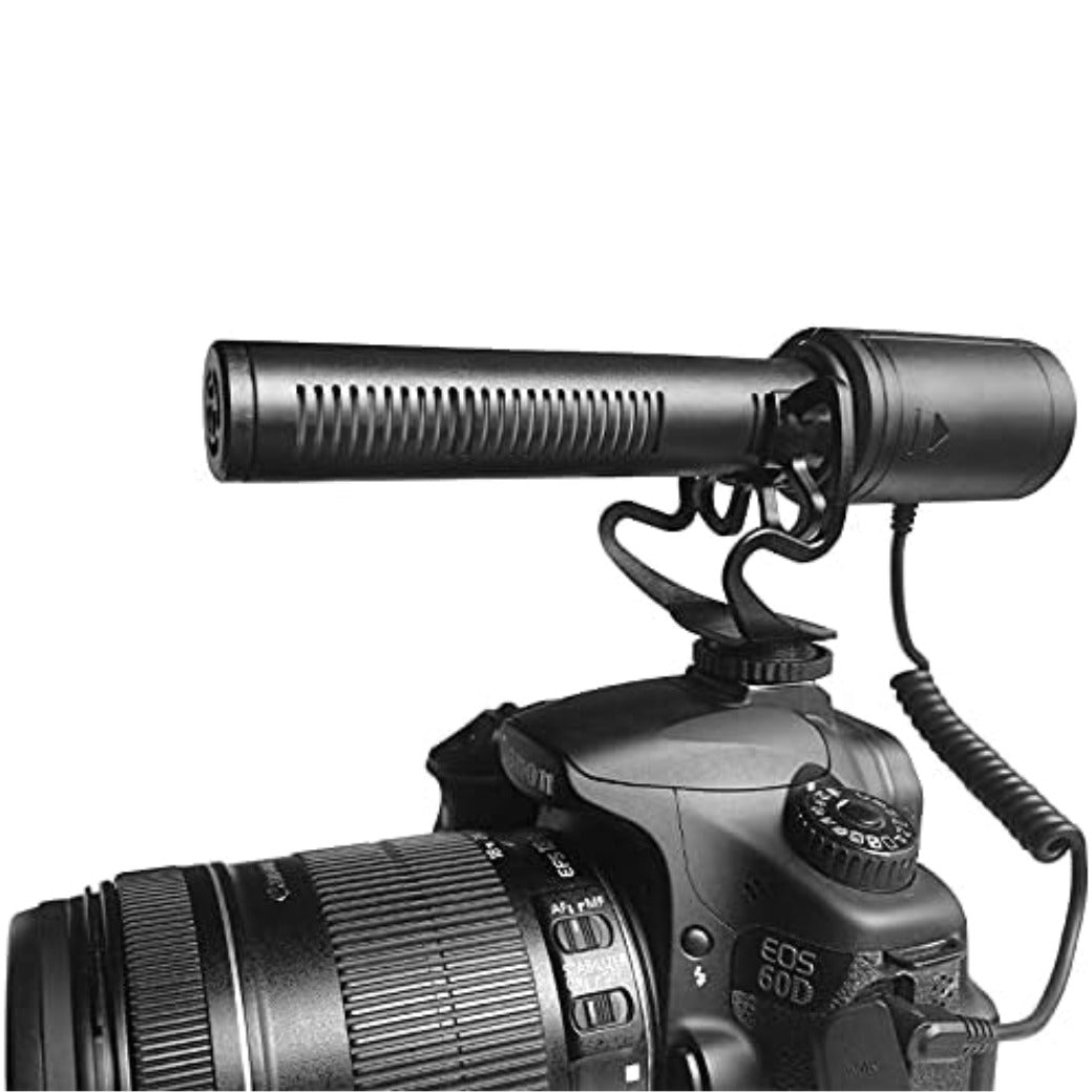 Nicama Cardioid Condenser Interview Vlog Microphone for DSLR Camera Nikon Canon Sony Mirrorless Camera DV Camcorder
