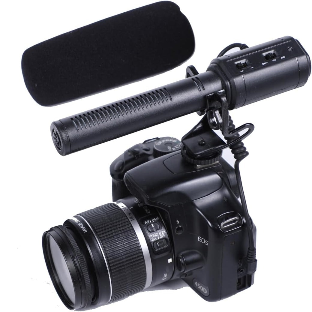 Nicama Cardioid Condenser Interview Vlog Microphone for DSLR Camera Nikon Canon Sony Mirrorless Camera DV Camcorder