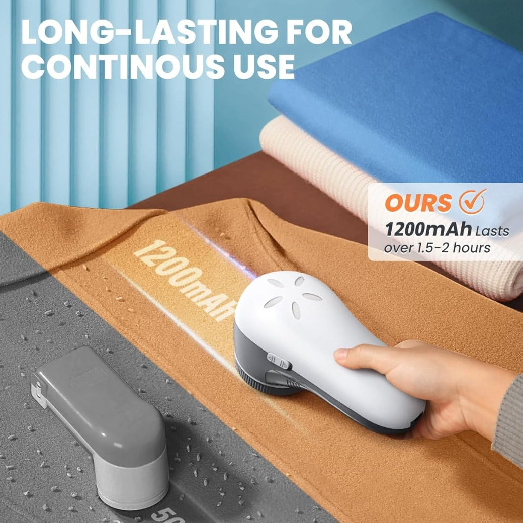 POPCHOSE Lint Remover, Bobble Remover for Clothes, Rechargeable Fabric Shaver, Electric Woolen Jumper Debobbler, Clothes Defuzzer for Sweater, Fuzz Remover for Knitwear, Sofa