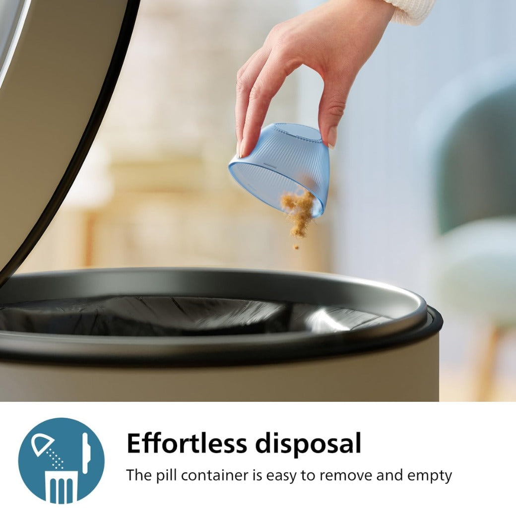 Philips 1000 Series Fabric Shaver, Rechargeable Fabric Shaver, Safe on all garments, USB Chargable, Effective removal of all pills, Easy to use, Effortless disposal, Blue (GCA2100/20)