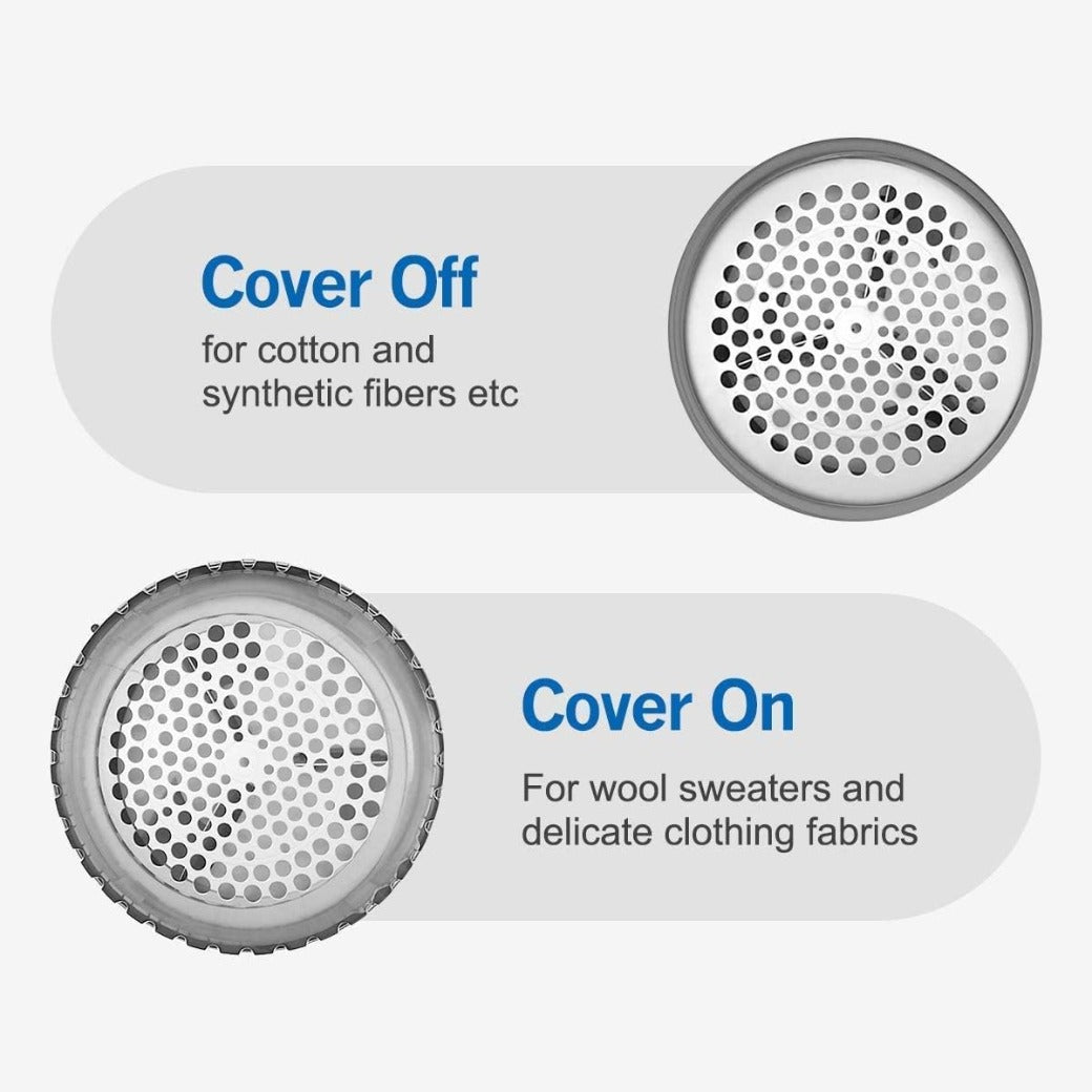 BEAUTURAL Portable Fabric Shaver and Lint Remover with 2-Speeds, Adjustable Shave Height, Quickly and Effectively Remove Fluff, Lint, and Bobbles
