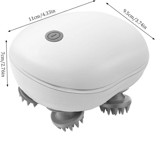 Tiardey Electric Scalp Massager, Wireless Hand Massager for Dogs and Cats, IPX7 Scalp Massage Brush for Full Body Massage, Hair Growth and Stress Relief