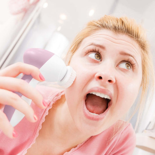 Facial Cleansing Brush Face Scrubber: CLSEVXY Electric Face Spin Cleanser Brushes with 6 Brush Heads for Deep Cleansing, Gentle Exfoliating