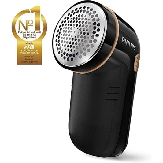 Philips Fabric Shaver – Fast Pill Removal, 8800 RPM, Large Blade Surface, 3 Mesh Hole Sizes, Safe on All Fabrics, Easy Clean Container, 2 AA Batteries, Compact Design (GC026/80