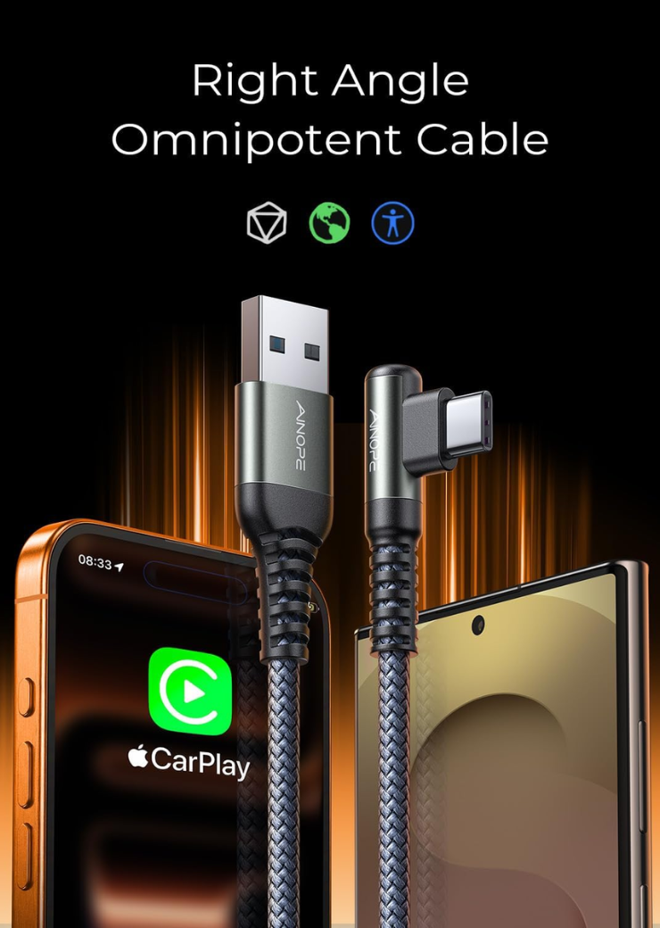 USB C Charger Cable, [2-Pack 2M]