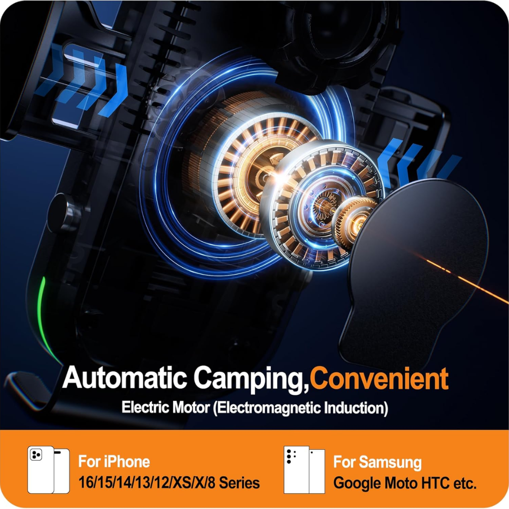 Qi 15W Car Phone Holder