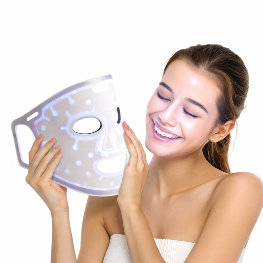 LED Light Therapy Face Mask for Acne & Wrinkles – 4 Colors Photon Skin Care Mask (Face & Neck)