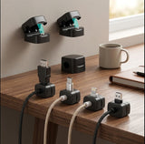 Magnetic Cord Organizer Holder 8 Pack Cable Clips Cable Management Set for Desk, Home and Office Use