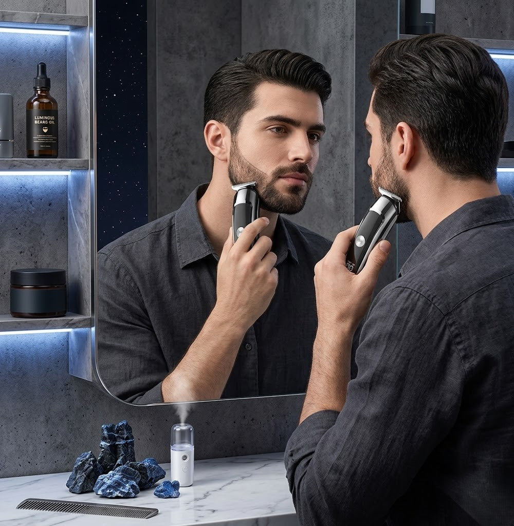 Sekoda 6-in-1 Cordless Beard Trimmer for Men – Electric Hair Clipper & Grooming Kit