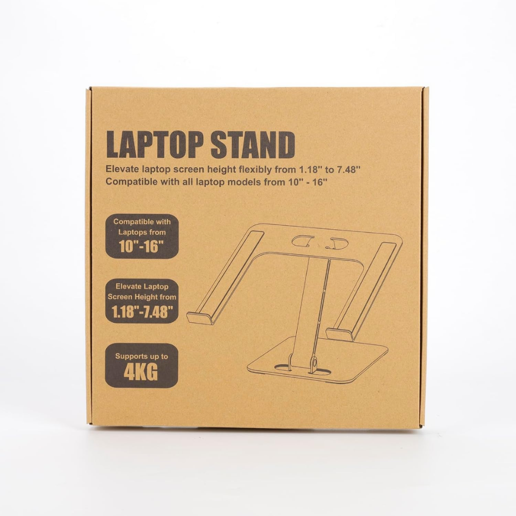 Ergonomic Foldable Computer Stand with Adjustable Height