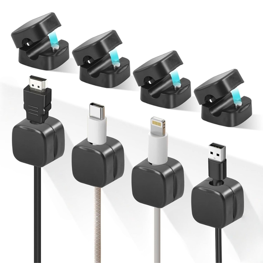 Magnetic Cord Organizer Holder, 8-Pack