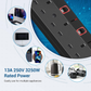 6 Way Surge Protector Power Strip with Individual Switches & LED Indicators