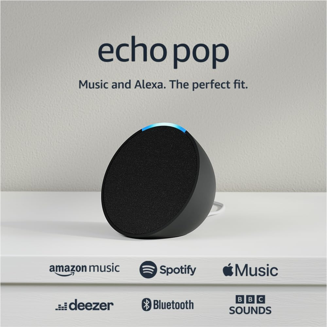 Bluetooth smart speaker with Alexa (Black colour )