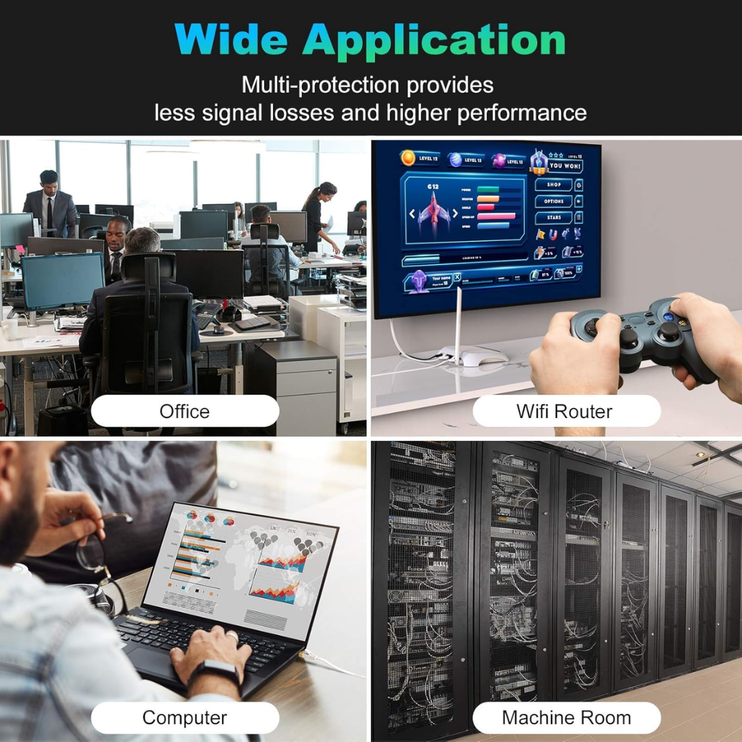 Nixsto 5M Cat6 High-Speed Ethernet Cable