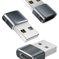 USB C to USB Adaptor, USB to USB C Adapter 3Pack