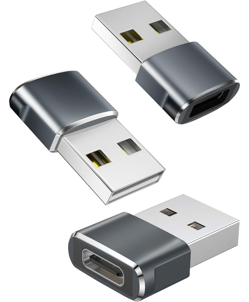 USB C to USB Adaptor, USB to USB C Adapter 3Pack