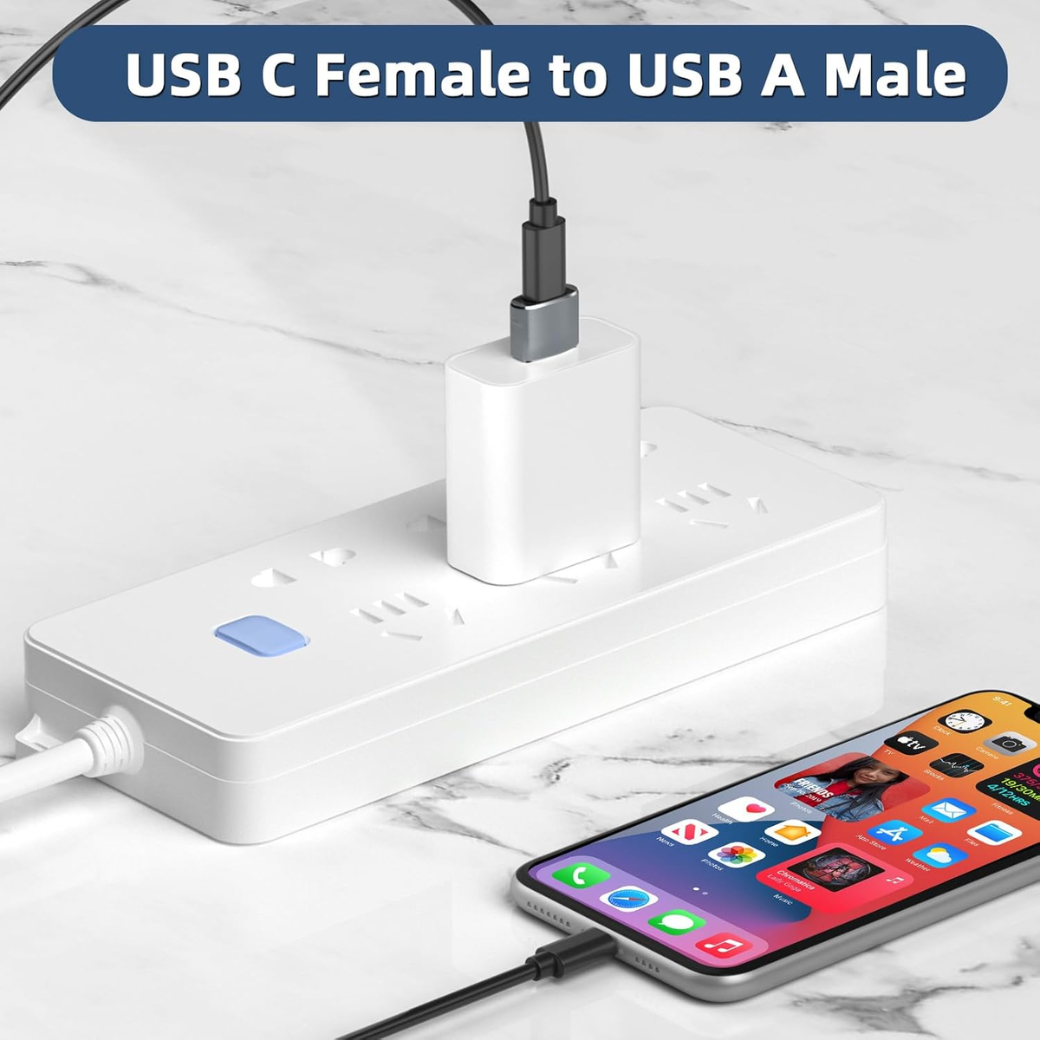 USB C to USB Adaptor, USB to USB C Adapter 3Pack