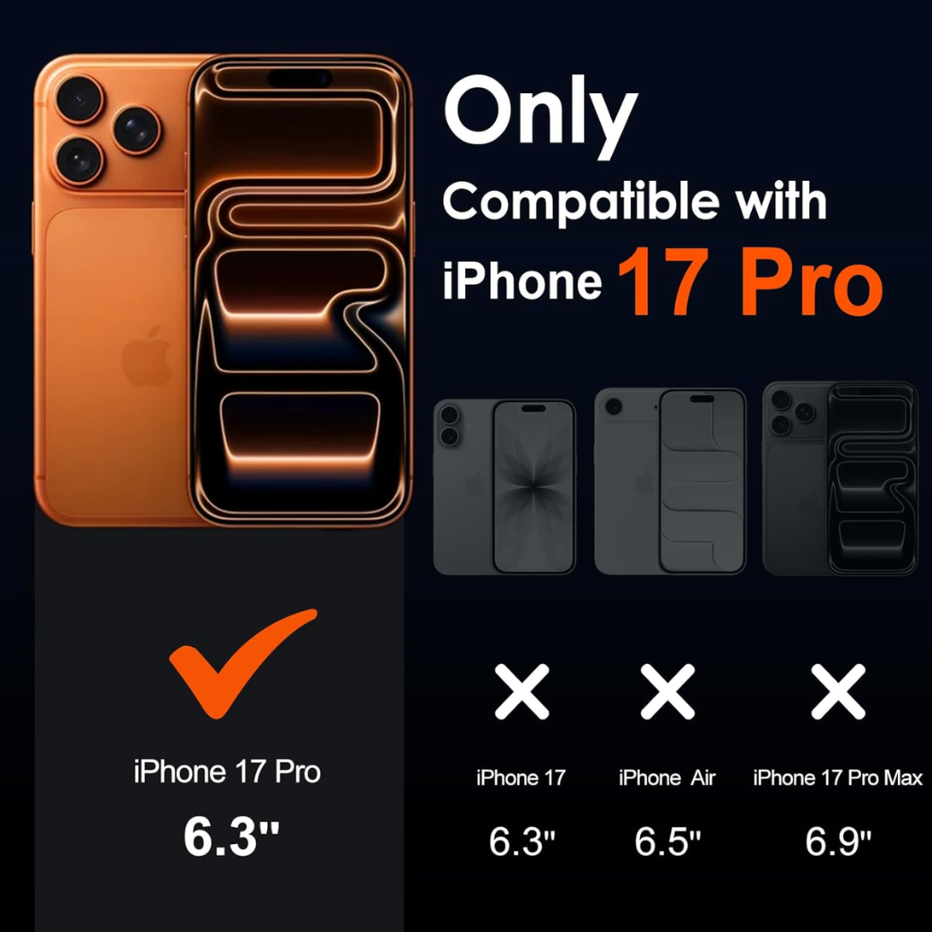 Crystal Clear iPhone 17 Pro Case